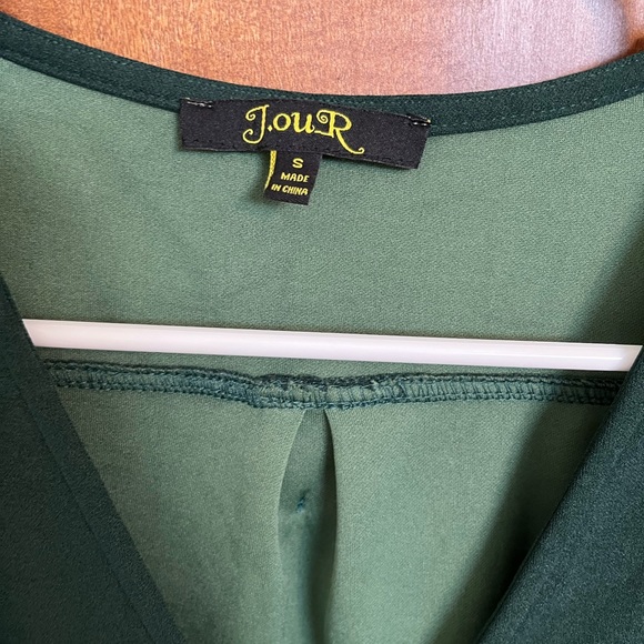 Small Hunter Green Wide Leg Jumpsuit - Picture 7 of 7